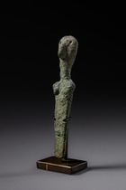 Idole en bronze syrien antique, vers le début du 2e millénaire av. J.-C., Syrie, Taille: H: 9,8 cm (H: 3.9 inch), ID: 3052675 - 3/5