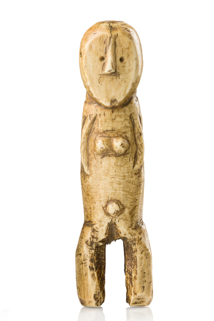 Female figure "iginga" (pl. "maginga"), D. R. Congo, Lega, Size: H: 15 cm (H: 5.9 inch), ID: 3052726