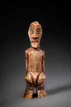 Figure anthropomorphe "iginga" (pl. "maginga"), env. 1900, R. D. Congo, Lega, Taille: H: 11 cm (H: 4.3 inch), ID: 3052728 - 6/6