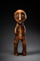 Figure anthropomorphe "iginga" (pl. "maginga"), av. 1920, R. D. Congo, Lega, Taille: H: 17 cm (H: 6.7 inch), ID: 3052729 - 6/6