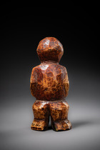 Figure anthropomorphe "iginga" (pl. "maginga") env. 1900, R. D. Congo, Lega, Taille: H: 11 cm (H: 4.3 inch), ID: 3052730 - 4/6
