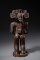Chief figure "mwanangana", Angola, Chokwe, Size: H: 30 cm (H: 11.8 inch), ID: 3052650 - 5/7