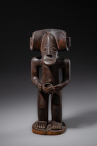 Chief figure "mwanangana", Angola, Chokwe, Size: H: 30 cm (H: 11.8 inch), ID: 3052650 - 6/7