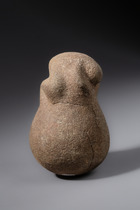 Pilon figuratif en pierre, Papouasie-Nouvelle-Guinée - Moyen Sepik, Yanitobak, Karawari, Taille: M: 14,3 x 9,4 cm (M: 14,3 x 3.7 inch), ID: 3052655 - 4/7