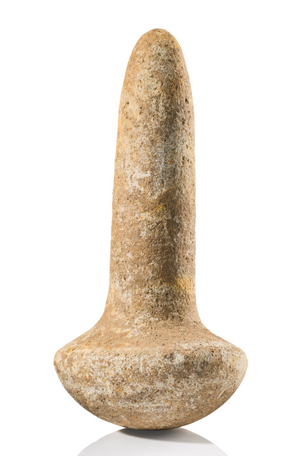 Prähistorischer Steinstößel, Papua-Neuguinea - Südliches Hochland, Wahgi-Tal, Größe: M: 22,9 cm x 11,7 cm x 10,2 cm (M: 9.0 inch x 4.6 inch x 4.0 inch), ID: 3052672