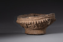 Mortier en pierre préhistorique, Papouasie-Nouvelle-Guinée - Hautes terres occidentales, Mount Hagen, Taille: M: 10,2 x 20,3 x 20,3 cm (M: 10,2 x 20,3 x 8.0 inch), ID: 3052676 - 3/8