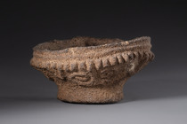 Mortier en pierre préhistorique, Papouasie-Nouvelle-Guinée - Hautes terres occidentales, Mount Hagen, Taille: M: 10,2 x 20,3 x 20,3 cm (M: 10,2 x 20,3 x 8.0 inch), ID: 3052676 - 4/8