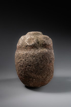 Prehistoric stone object, Papua New Guinea - Highlands, Simbu (Chimbu), Size: M: 12,7 cm x 10,2 cm x 9,5 cm (M: 5.0 inch x 4.0 inch x 3.7 inch), ID: 3052680 - 4/4