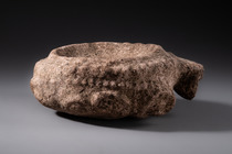 Mortier en pierre préhistorique, Papouasie-Nouvelle-Guinée - Sepik oriental, Taille: M: 11,4 x 27 x 21 cm (M: 11,4 x 27 x 8.3 inch), ID: 3052681 - 2/7