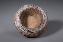 Mortier en pierre préhistorique à base bosselée, Papouasie-Nouvelle-Guinée – Hauts plateaux occidentaux, Mount Hagen, Taille: M: 10,8 cm x 15,2 cm x 14,6 cm (M: 4.3 inch x 6.0 inch x 5.7 inch), ID: 3052683 - 6/7
