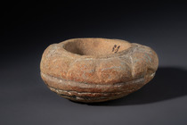 Prähistorische Steinschale, Papua-Neuguinea - Westliches Hochland, Mount Hagen, Größe: M: 9,5 x 19,5 x 17, 8 cm (M: 9,5 x 19,5 x 17, 3.1 inch), ID: 3052684 - 3/8