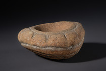 Prähistorische Steinschale, Papua-Neuguinea - Westliches Hochland, Mount Hagen, Größe: M: 9,5 x 19,5 x 17, 8 cm (M: 9,5 x 19,5 x 17, 3.1 inch), ID: 3052684 - 5/8