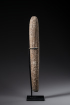 Pillon préhistorique en écorce, Papouasie-Nouvelle-Guinée - Hautes Terres de l'Est, région de Lufa, Taille: M: 39,1 x 6 5,1 cm (M: 39,1 x 6 2.0 inch), ID: 3052685 - 4/5