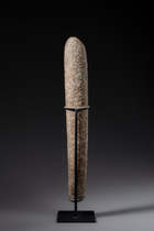 Pillon préhistorique en écorce, Papouasie-Nouvelle-Guinée - Hautes Terres de l'Est, région de Lufa, Taille: M: 39,1 x 6 5,1 cm (M: 39,1 x 6 2.0 inch), ID: 3052685 - 5/5