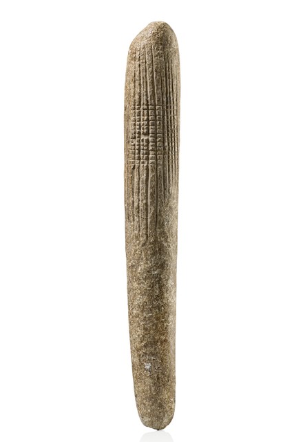 Pillon préhistorique en écorce, Papouasie-Nouvelle-Guinée - Hautes Terres de l'Est, région de Lufa, Taille: M: 39,1 x 6 5,1 cm (M: 39,1 x 6 2.0 inch), ID: 3052685