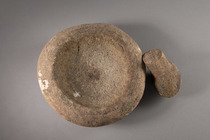 Mortier avec pilon, Papouasie-Nouvelle-Guinée, Taille: D: 24,5 cm (D: 9.6 inch), ID: 3052732 - 5/6