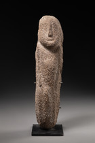 Anthropomorphic stone figure, Papua New Guinea, Size: M: 36,2 cm x 8,3 cm x 9,50 cm (M: 14.3 inch x 3.3 inch x 3.7 inch), ID: 3052734 - 4/5