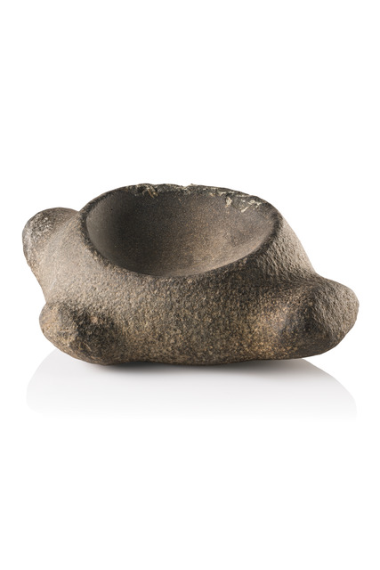 Mörser, geflügelte Form, Papua-Neuguinea - Morobe, Finschhafen/ Insel Kairiru, Dorf Shagur, Größe: M: 14,2 cm x 33,8 cm (M: 5.6 inch x 13.3 inch), ID: 3052742