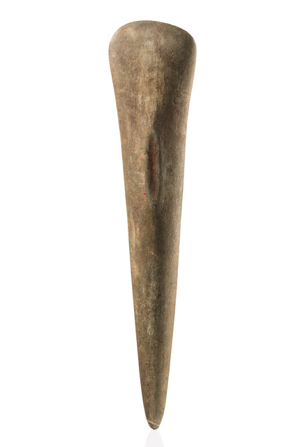 Zeremonialaxt, Papua-Neuguinea, Größe: L: 38,2 cm (L: 15.0 inch), ID: 3052747