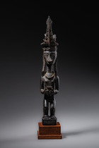 Figure ancestrale "adu zatua", Indonésie - Nord de Nias, Taille: H: 27,7 cm (H: 10.9 inch), ID: 3052691 - 3/6