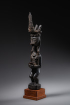 Figure ancestrale "adu zatua", Indonésie - Nord de Nias, Taille: H: 27,7 cm (H: 10.9 inch), ID: 3052691 - 4/6