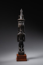 Figure ancestrale "adu zatua", Indonésie - Nord de Nias, Taille: H: 27,7 cm (H: 10.9 inch), ID: 3052691 - 5/6