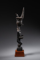 Figure ancestrale "adu zatua", Indonésie - Nord de Nias, Taille: H: 27,7 cm (H: 10.9 inch), ID: 3052691 - 6/6