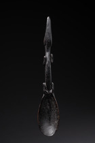 Cuillère zoomorphe (crocodile), Papouasie-Nouvelle-Guinée - Sepik, Taille: L: 22,5 cm (L: 8.9 inch), ID: 3052694 - 3/5
