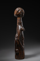 Anthropomorphic trumpet, Sierra Leone, Limba, Size: H: 56,5 cm (H: 22.2 inch), ID: 3052706 - 3/6