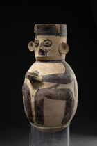 Figural urn, ca. 800 - 1200 AD, Peru, Chancay, Size: H: 49 cm (H: 19.3 inch), ID: 3052710 - 2/5