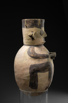 Figural urn, ca. 800 - 1200 AD, Peru, Chancay, Size: H: 49 cm (H: 19.3 inch), ID: 3052710 - 3/5