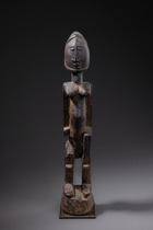 Standing female figure, Mali, Dogon, Size: H: 37 cm (H: 14.6 inch), ID: 3052711 - 5/6