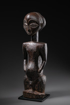 Figure ancestrale masculine "singiti", R. D. Congo, Luba-Hemba, Taille: H: 56,5 cm (H: 22.2 inch), ID: 3052716 - 2/5