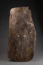 War shield, Papua New Guinea - Simbai River, Kalam, Size: H: 97 cm B: 49 cm (H: 38.2 inch B: 19.3 inch), ID: 3052777 - 2/2