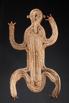 String figure "timbuwara", Papua New Guinea - Southern Highlands, Pangia area, Size: H: 118 cm (H: 46.5 inch), ID: 3052724 - 2/2