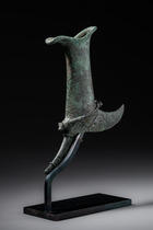 Double-pointed Axe with animal heads, Bronze Age, ca. 300 BC – 200 AD, Indonesia, Java, Size: H: 23,8 cm B: 20,5 cm (H: 9.4 inch B: 8.1 inch), ID: 3052699 - 5/5