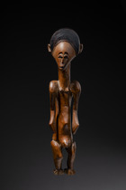 Stehende männliche Figur, D. R. Kongo, Mbala, Größe: H: 34 cm (H: 13.4 inch), ID: 3052608 - 2/5