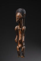 Stehende männliche Figur, D. R. Kongo, Mbala, Größe: H: 34 cm (H: 13.4 inch), ID: 3052608 - 3/5