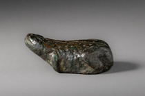 Poids en forme de crapaud, Nouvel Empire, 1400 av. J.-C., Égypte, Taille: L: 4 cm (L: 1.6 inch), ID: 3052717 - 4/4