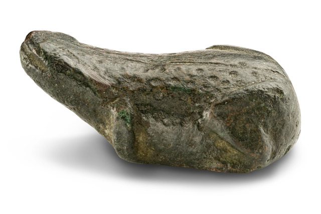 Weight in the shape of a toad, New Kingdom, ca. 1400 BC, Egypt, Size: L: 4 cm (L: 1.6 inch), ID: 3052717