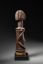 Figure de poteau "kundul", Nigéria, Wurkun, Taille: H: 35 cm (H: 13.8 inch), ID: 3052780 - 5/5