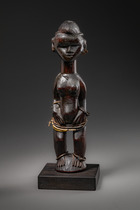 Standing female figure, Sierra Leone, Temne, Size: H: 32 cm (H: 12.6 inch), ID: 3052781 - 2/5