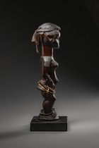 Standing female figure, Sierra Leone, Temne, Size: H: 32 cm (H: 12.6 inch), ID: 3052781 - 4/5