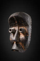 Anthropomorphic mask, Côte d'Ivoire, Dan, Size: H: 28 cm (H: 11.0 inch), ID: 3052786 - 2/5