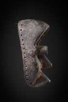 Anthropomorphic mask, Côte d'Ivoire, Dan, Size: H: 28 cm (H: 11.0 inch), ID: 3052786 - 3/5