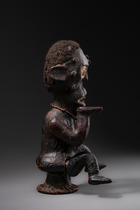 Coiffe de danse anthropomorphe "tukum", Grassfields du Cameroun, Widekum, Taille: H: 26 cm (H: 10.2 inch), ID: 3052790 - 3/6