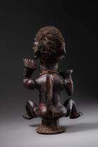 Coiffe de danse anthropomorphe "tukum", Grassfields du Cameroun, Widekum, Taille: H: 26 cm (H: 10.2 inch), ID: 3052790 - 4/6