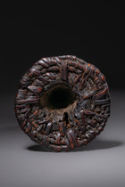 Coiffe de danse anthropomorphe, Grassfields du Cameroun, Widekum, Taille: H: 24,5 cm (H: 9.6 inch), ID: 3052791 - 5/6