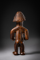 Figure féminine debout, env. 1880, République démocratique du Congo, Bembé, centre-sud du Congo-Brazzaville, bassin supérieur de la Bouenza, Taille: H: 13,5 cm (H: 5.3 inch), ID: 3052826 - 4/7
