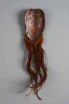 Masque miniature "lukwakongo", R. D. Congo, Lega, Taille: L: 8,2 cm 18 cm (with beard) (L: 3.2 inch 7.1 inch (with beard)), ID: 3052822 - 2/3